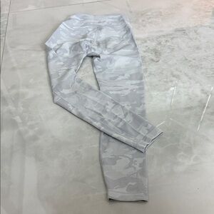 White Camouflage Leggings